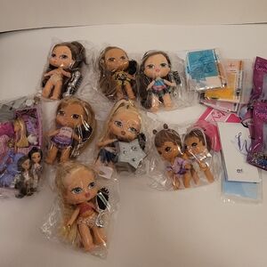 Bratz Babyz+Lil Bratz HTF Doll Lot Plus Posters MGA Dolls Yasmin, Cloe, Dana Y2K